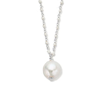 vDam Ketting Parels 45 + 5 Cm Zilver Gerhodineerd 1336028