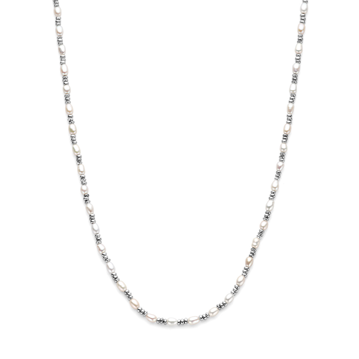 vDam Ketting Parels Zilver Gerhodineerd 1338638