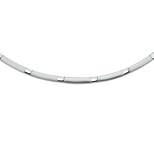 vDam Ketting Poli/mat 3,5 Mm 45 Cm Zilver Gerhodineerd 1327775