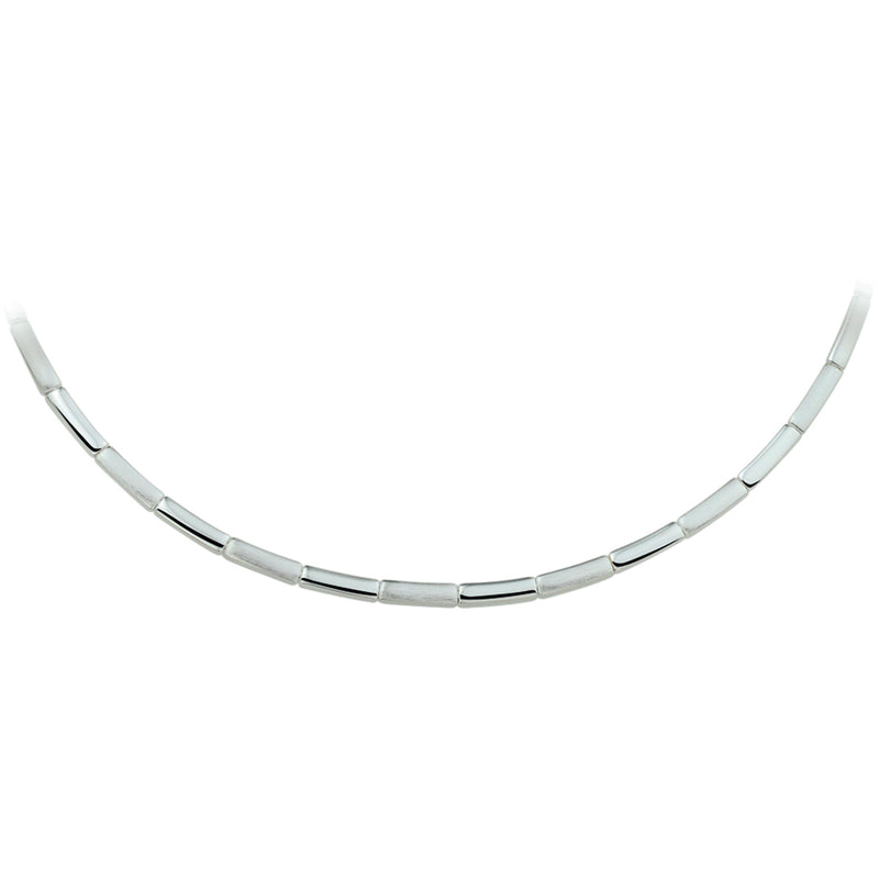 vDam Ketting Poli/mat 3,5 Mm Zilver Gerhodineerd 1326310  45cm