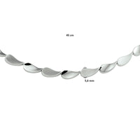 vDam Ketting Poli/mat 5,6 Mm 45cm Cm Zilver Gerhodineerd 1332877  45cm