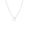 vDam Ketting Rond 40 - 42 - 44 Cm Zilver Gerhodineerd 1333026