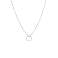 vDam Ketting Rond 40 - 42 - 44 Cm Zilver Gerhodineerd 1333026