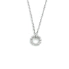 vDam Ketting Rond 41 + 4 Cm Zilver Gerhodineerd 1333740