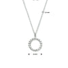 vDam Ketting Rondje 41cm + 4 Cm Zilver Gerhodineerd 1334308  41cm