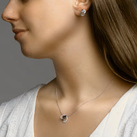 vDam Ketting Rondje Poli/mat 42cm - 45 Cm Zilver Gerhodineerd 1332829  42cm