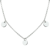 vDam Ketting Rondjes 40 - 42 - 44 Cm Zilver Gerhodineerd 1327737