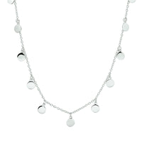 vDam Ketting Rondjes 41 + 4 Cm Zilver Gerhodineerd 1328403