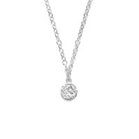 vDam Ketting Rondjes Gediamanteerd 41 + 4 Cm Zilver Gerhodineerd 1334811