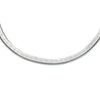 vDam Ketting Slang Plat 3,3 Mm 40 + 5 Cm Zilver Gerhodineerd 1333852