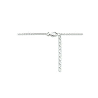 vDam Ketting Sleutel 41cm + 4 Cm Zilver Gerhodineerd 1334090  41cm
