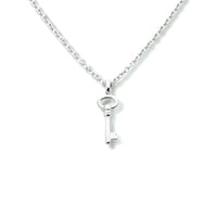 vDam Ketting Sleutel 41 + 4 Cm Zilver Gerhodineerd 1334090