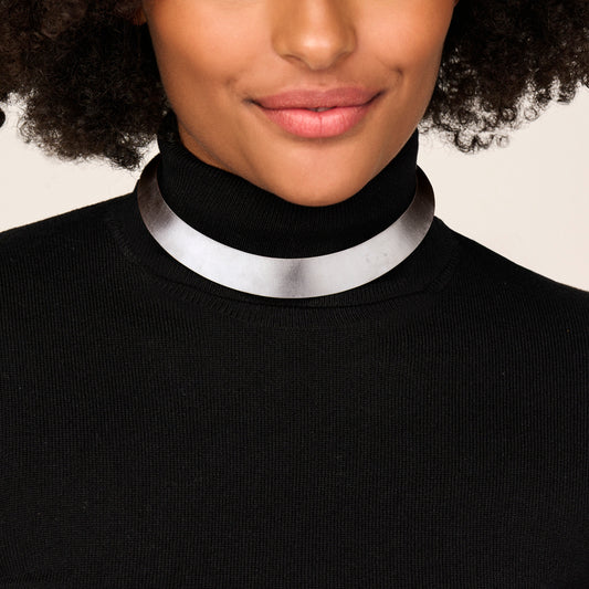 vDam Ketting Spang Poli/mat 20 Mm 45cm Cm Zilver Gerhodineerd 1340858  45cm