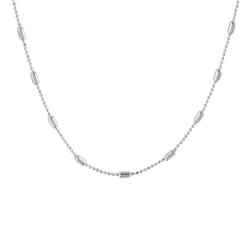 vDam Ketting Staafjes 2,0 Mm 40 + 4 Cm Zilver Gerhodineerd 1328733
