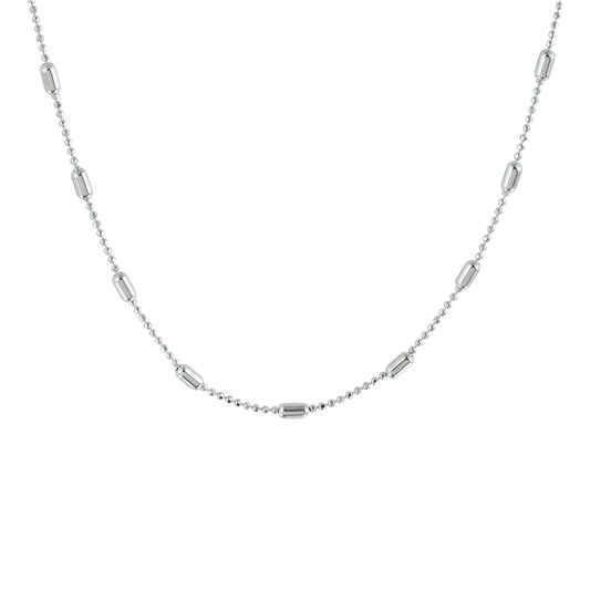 vDam Ketting Staafjes 2,0 Mm 40 + 4 Cm Zilver Gerhodineerd 1328733