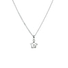 vDam Ketting Ster Zirkonia 36 + 4 Cm Zilver Gerhodineerd 1329893