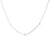 vDam Ketting Sterren 41 + 4 Cm Zilver Gerhodineerd 1329099