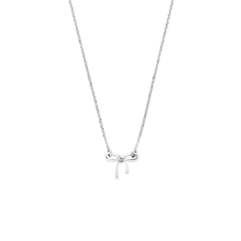 vDam Ketting Strik 41 + 4 Cm Zilver Gerhodineerd 1340864