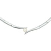 vDam Ketting Tussenstuk Parel 42 + 3 Cm Zilver Gerhodineerd 1326621