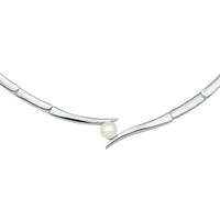 vDam Ketting Tussenstuk Parel 42 + 3 Cm Zilver Gerhodineerd 1326621