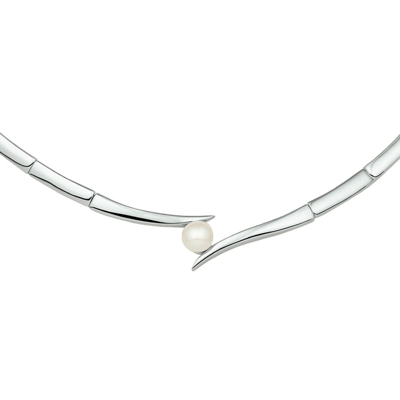 vDam Ketting Tussenstuk Parel 42 + 3 Cm Zilver Gerhodineerd 1326621