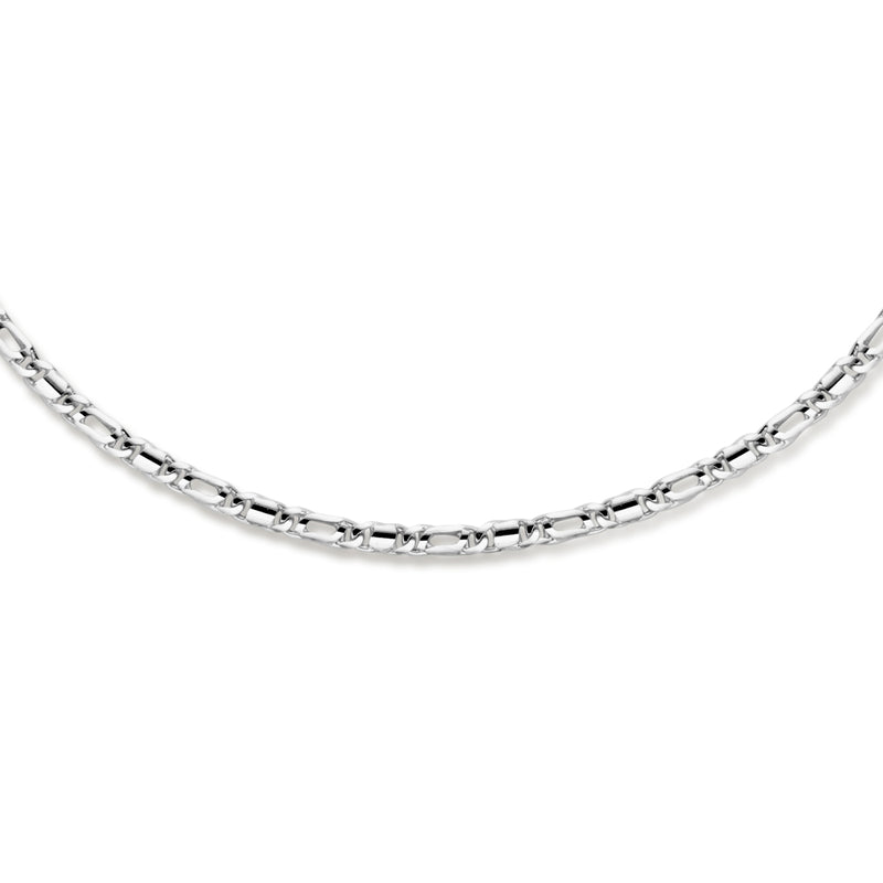 vDam Ketting Valkenoog 2,6 Mm 40 + 4 Cm Zilver Gerhodineerd 1336232
