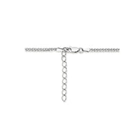 vDam Ketting Valkenoog 25mm 40cm + 4 Cm Zilver Gerhodineerd 1336233  40cm