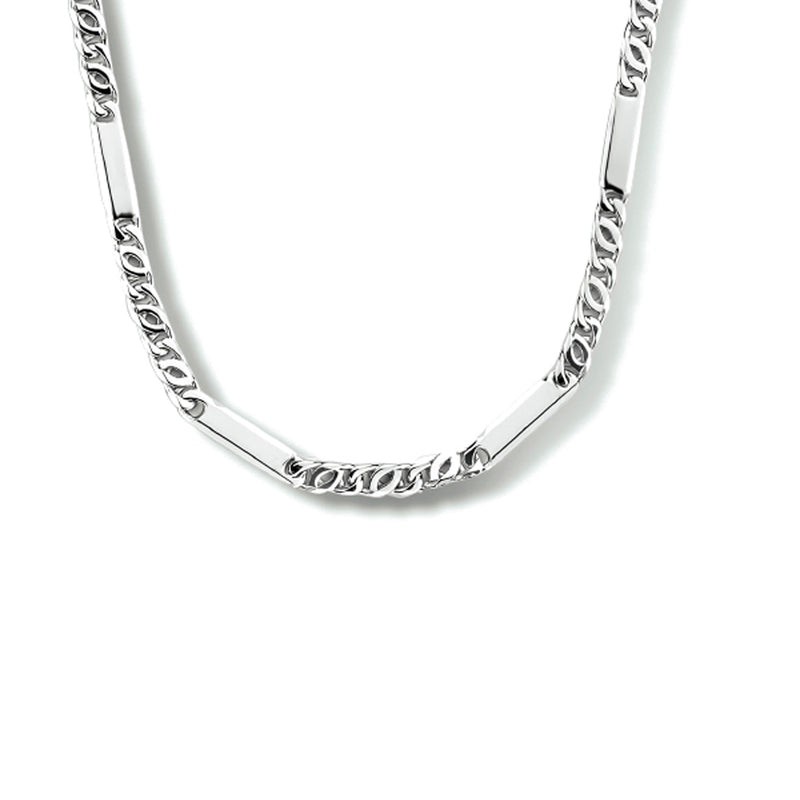 vDam Ketting Valkenoog Met Tussenstuk 2,3 Mm Zilver Gerhodineerd 1333539