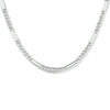 vDam Ketting Valkenoog Met Tussenstuk 2,4 Mm 40 + 4 Cm Zilver Gerhodineerd 1334838