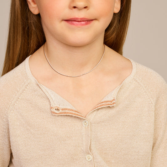 vDam Ketting Venetiaans 1,1 Mm Zilver Gerhodineerd 1329682  38cm