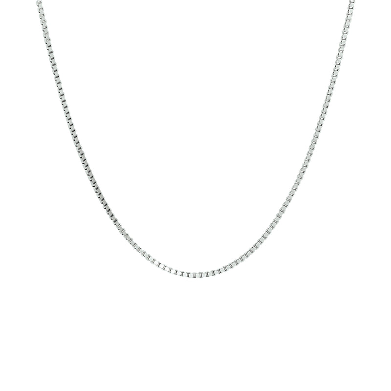 vDam Ketting Venetiaans 1,1 Mm Zilver Gerhodineerd 1329682  38cm