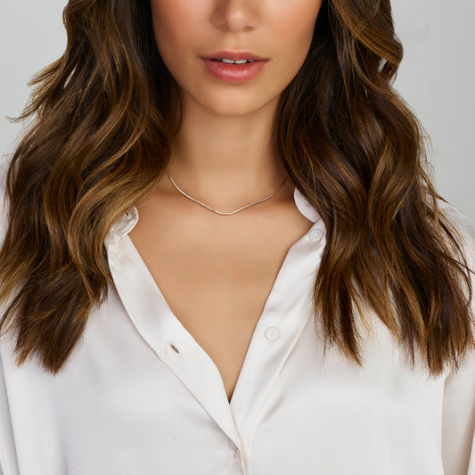 vDam Ketting Venetiaans 1,1 Mm Zilver Gerhodineerd 1340734  37cm