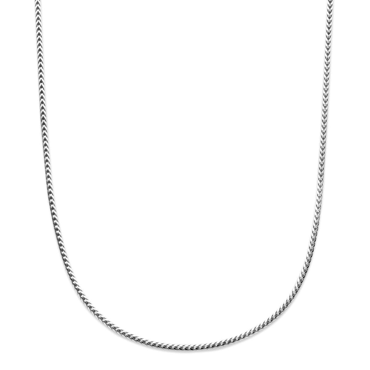 vDam Ketting Vossestaart 2,8 Mm Zilver Gerhodineerd 1341789