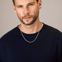 vDam Ketting Vossestaart 2,8 Mm Zilver Gerhodineerd 1341789  60cm