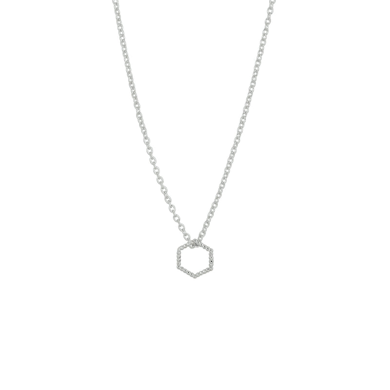 vDam Ketting Zeshoek 40 - 42 - 44 Cm Zilver Gerhodineerd 1333028