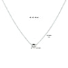vDam Ketting Zirkonia 40cm - 42 - 44 Cm Zilver Gerhodineerd 1332858  40cm
