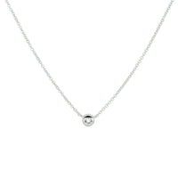 vDam Ketting Zirkonia 40 - 42 - 44 Cm Zilver Gerhodineerd 1332858