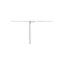 vDam Ketting Zirkonia 40cm + 5 Cm Zilver Gerhodineerd 1339141  40cm