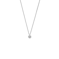 vDam Ketting Zirkonia 41 - 43 - 45 Cm Zilver Gerhodineerd 1341251