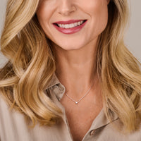 vDam Ketting Zirkonia 41,5 + 3 Cm Zilver Gerhodineerd 1337665  41.5cm