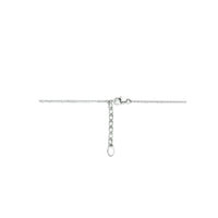 vDam Ketting Zirkonia 42cm + 3 Cm Zilver Gerhodineerd 1333913  42cm