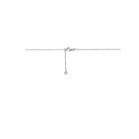 vDam Ketting Zirkonia 42cm - 45 Cm Zilver Gerhodineerd 1339910  42cm