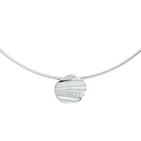 vDam Ketting Zirkonia 43 + 3 Cm Zilver Gerhodineerd 1333008