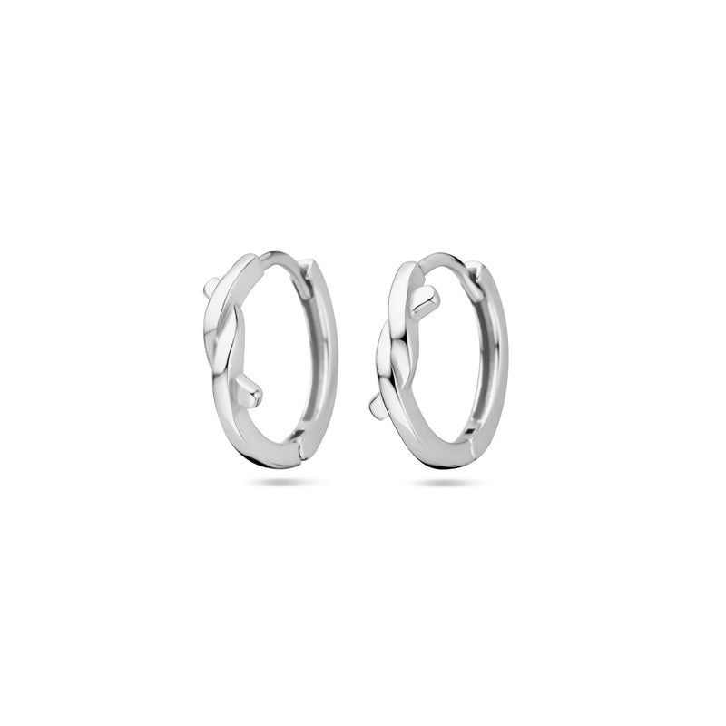 vDam Klapoorringen 12,5 Mm Zilver Gerhodineerd 1339472