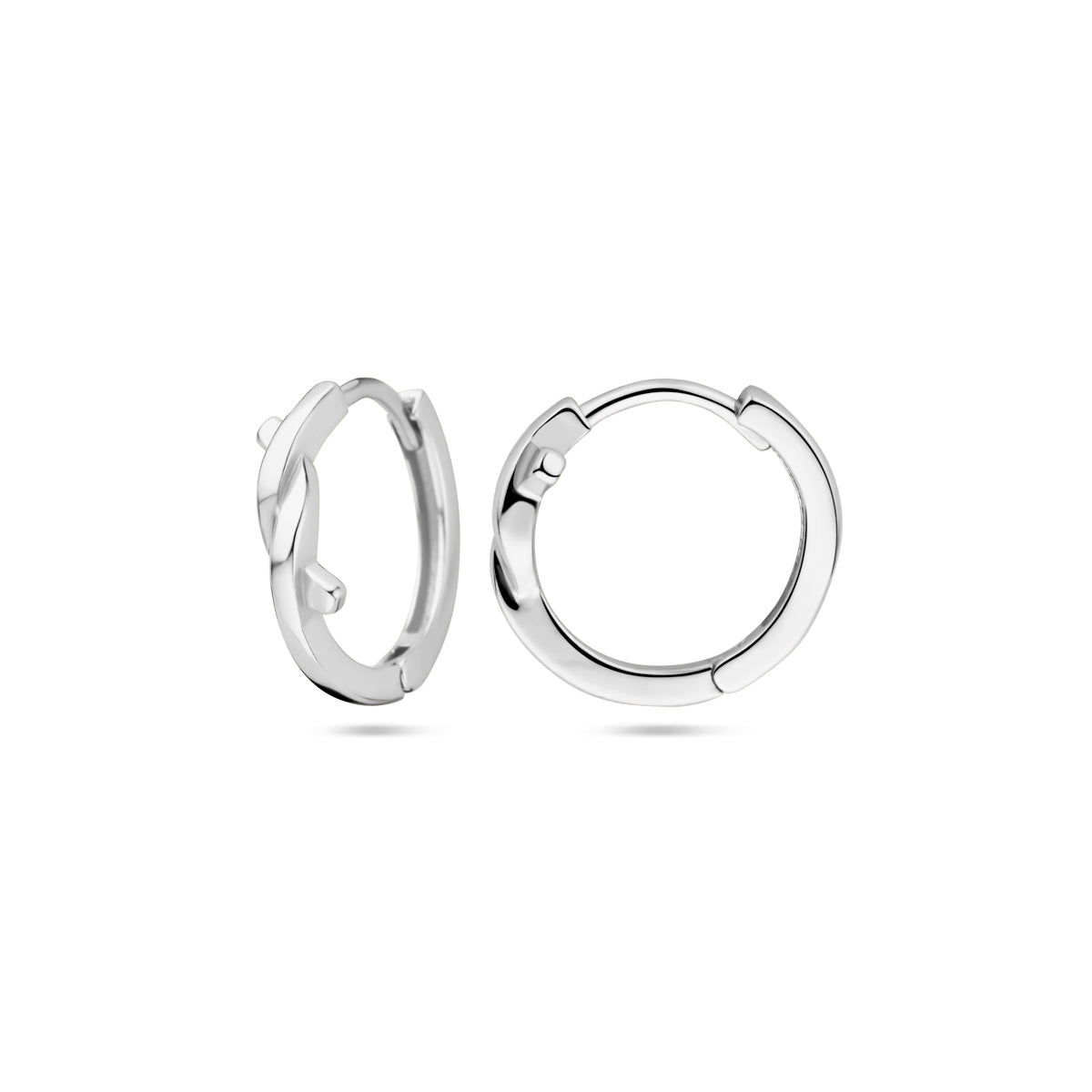 vDam Klapoorringen 12,5 Mm Zilver Gerhodineerd 1339472