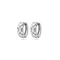 vDam Klapoorringen 12,5 Mm Zilver Gerhodineerd 1339799