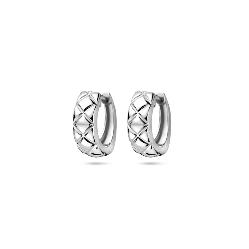 vDam Klapoorringen 12,5 Mm Zilver Gerhodineerd 1339799