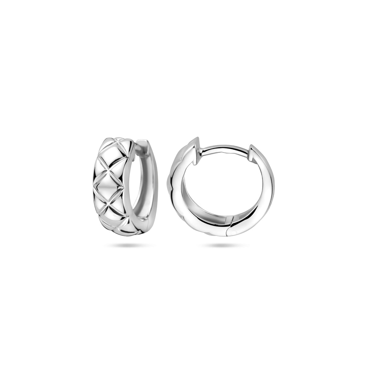 vDam Klapoorringen 12,5 Mm Zilver Gerhodineerd 1339799