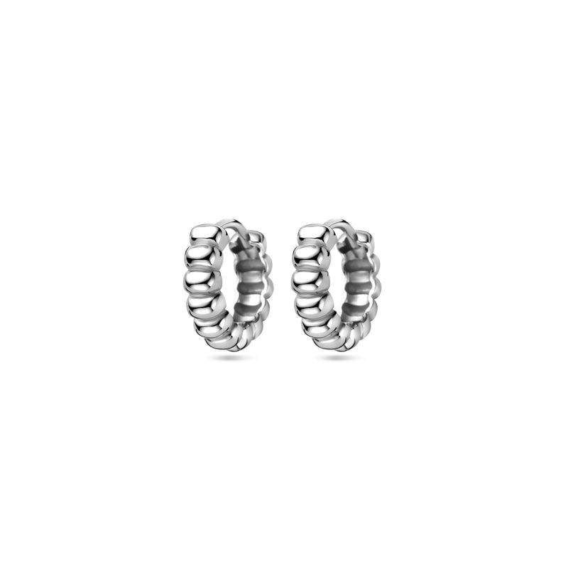 vDam Klapoorringen 12 Mm Zilver Gerhodineerd 1340496