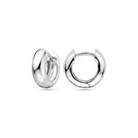 vDam Klapoorringen 13,5 Mm Zilver Gerhodineerd 1339832